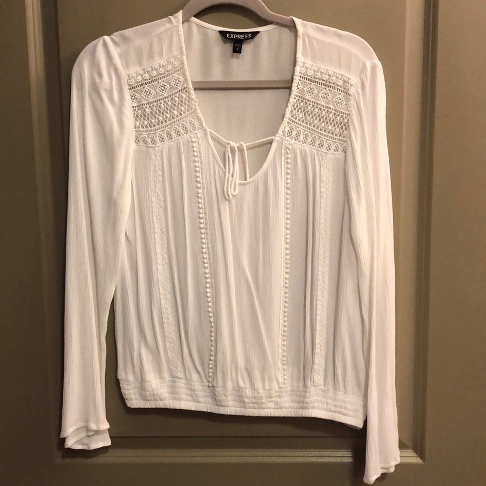 Express White Blouse
